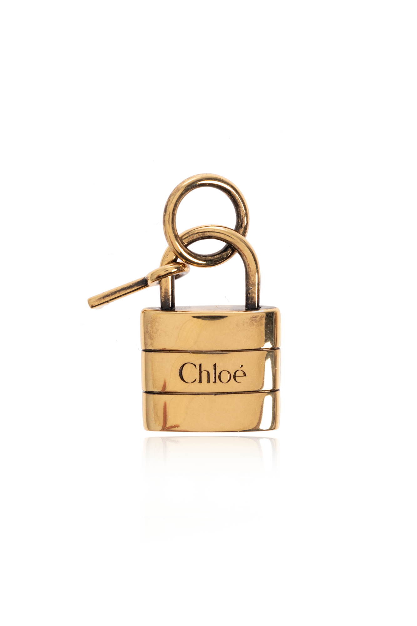 ꕤclara* 【3点】 Gold Pendant in the shape of a padlock Chloé - Vitkac AS